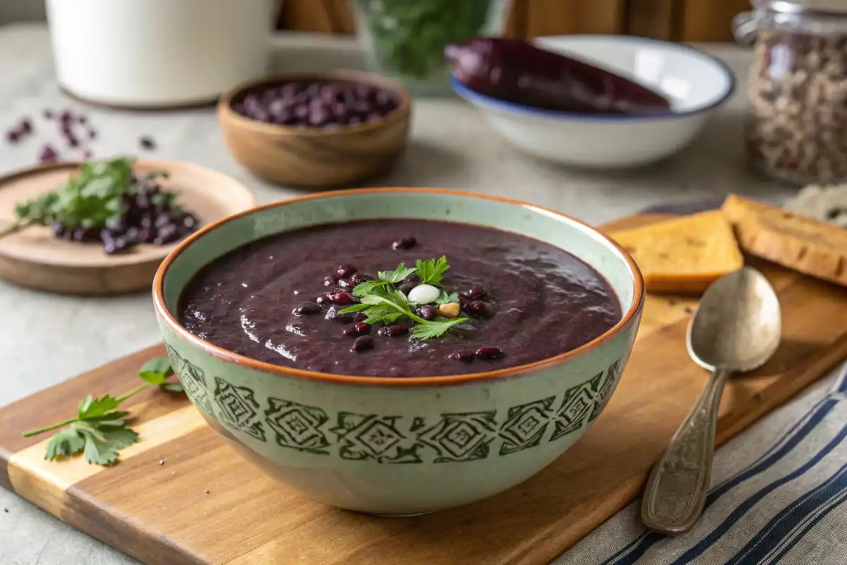 Delicious and Healthy Purple Black Bean Soup Recipe for Every Occasion